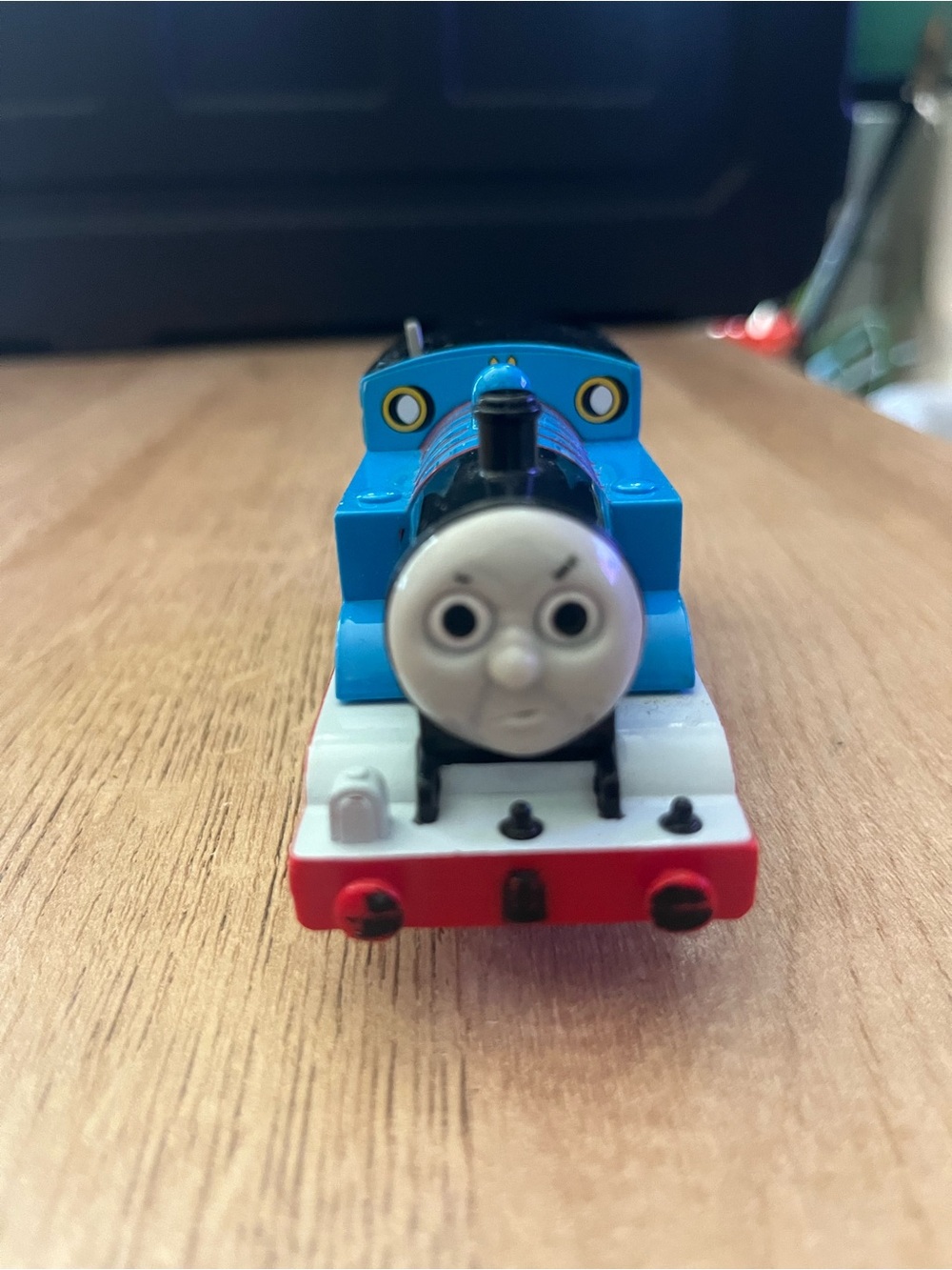 Vintage TOMY Plarail TrackMaster Motor Thomas Train Rare Angry Face not working
